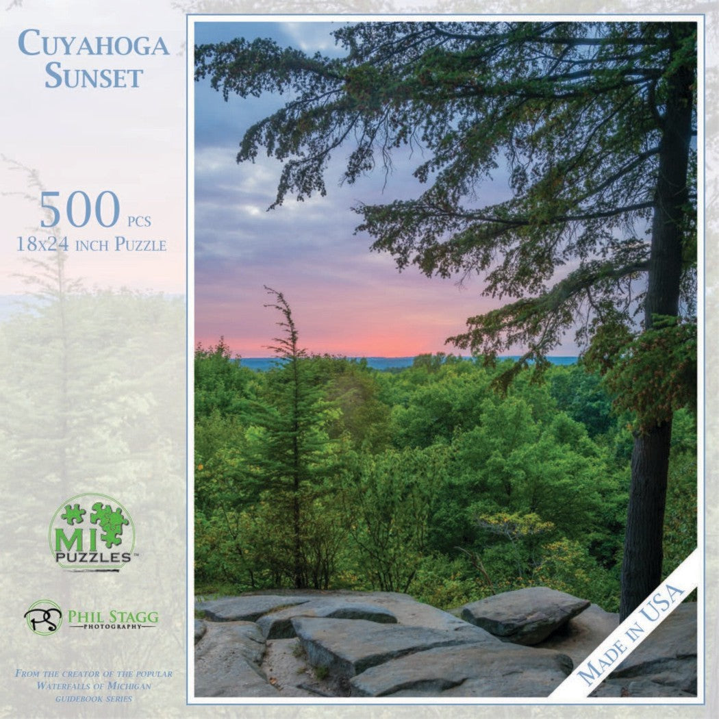 Cuyahoga Sunset - National Park - 500 Piece Ohio Puzzle