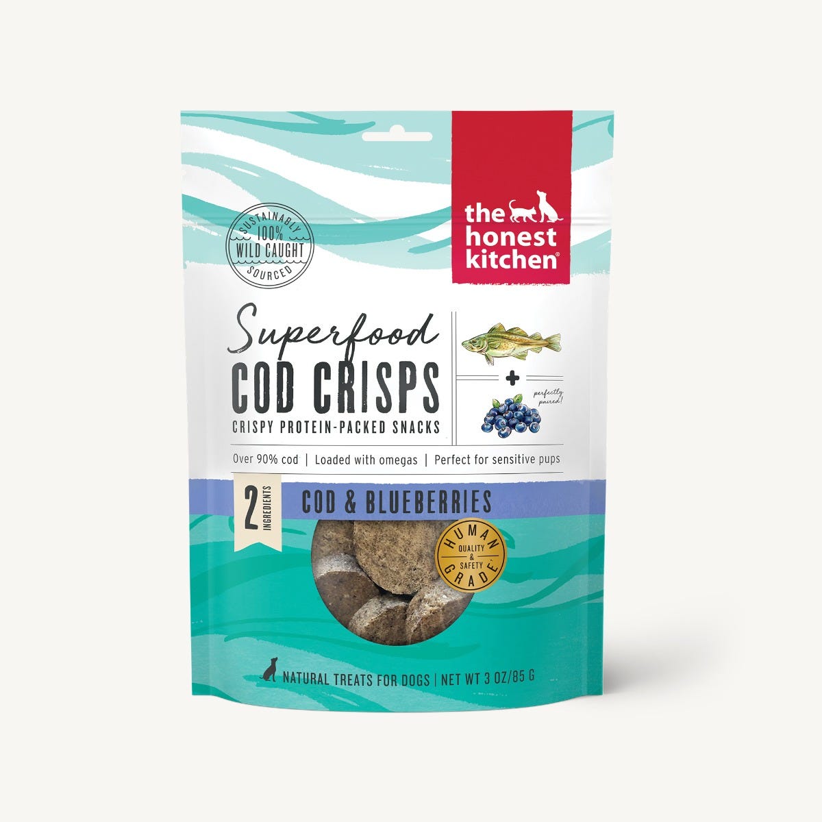 Superfood Cod Crisps Dog Treat 3.0 oz